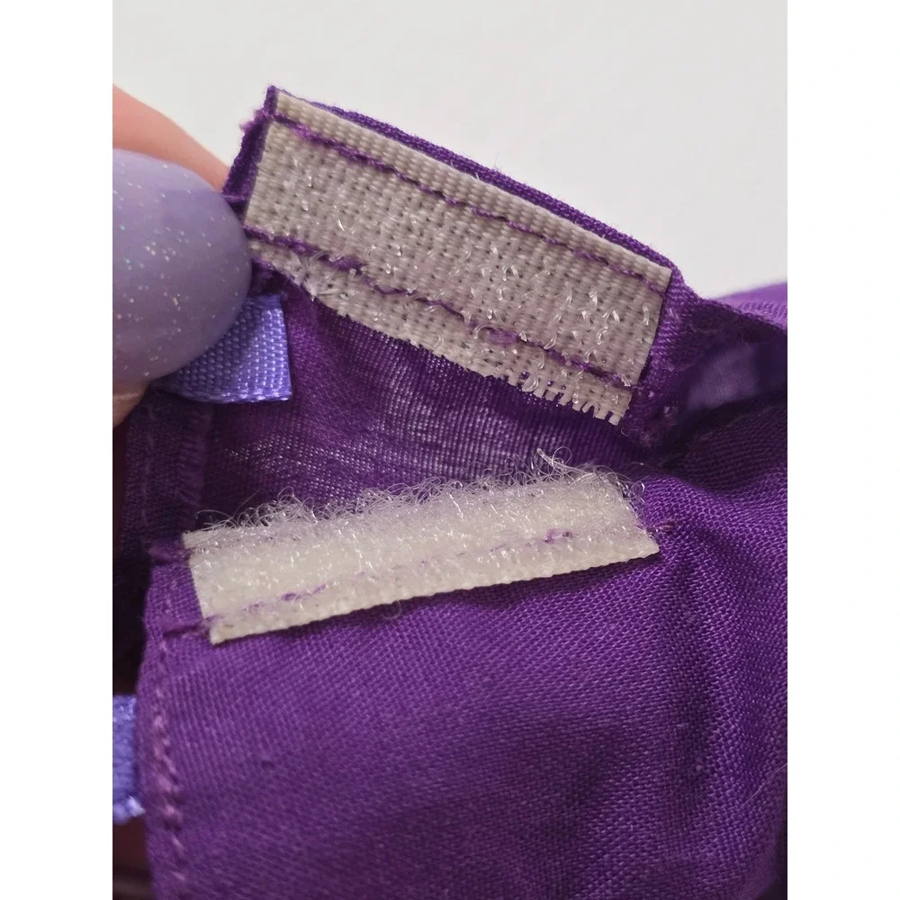Vintage‎ Barbie Purple Dress Neon Checkered Top Mattel 1980s 1990s